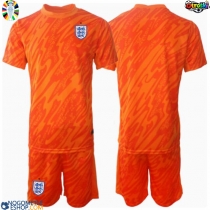 Otroški Nogometni dresi Anglija Vratar Domači EP 2024 Kratek Rokav (+ Kratke hlače)